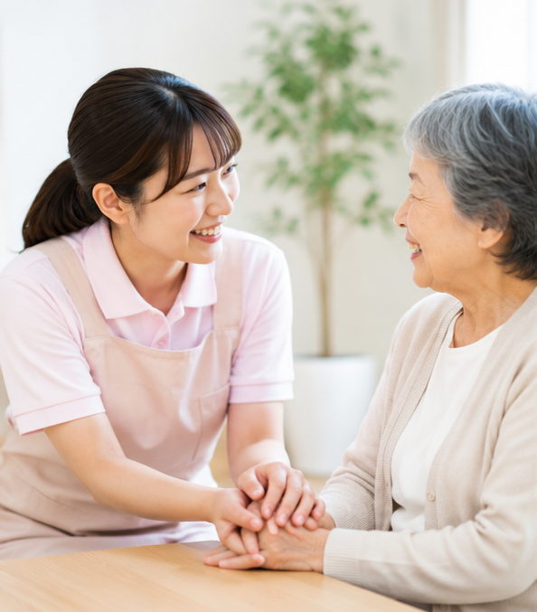 一人ひとりに寄り添う丁寧なケア