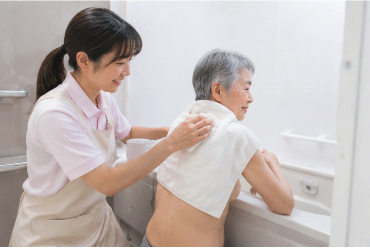 入浴や着替えなど日常生活を手伝ってほしい